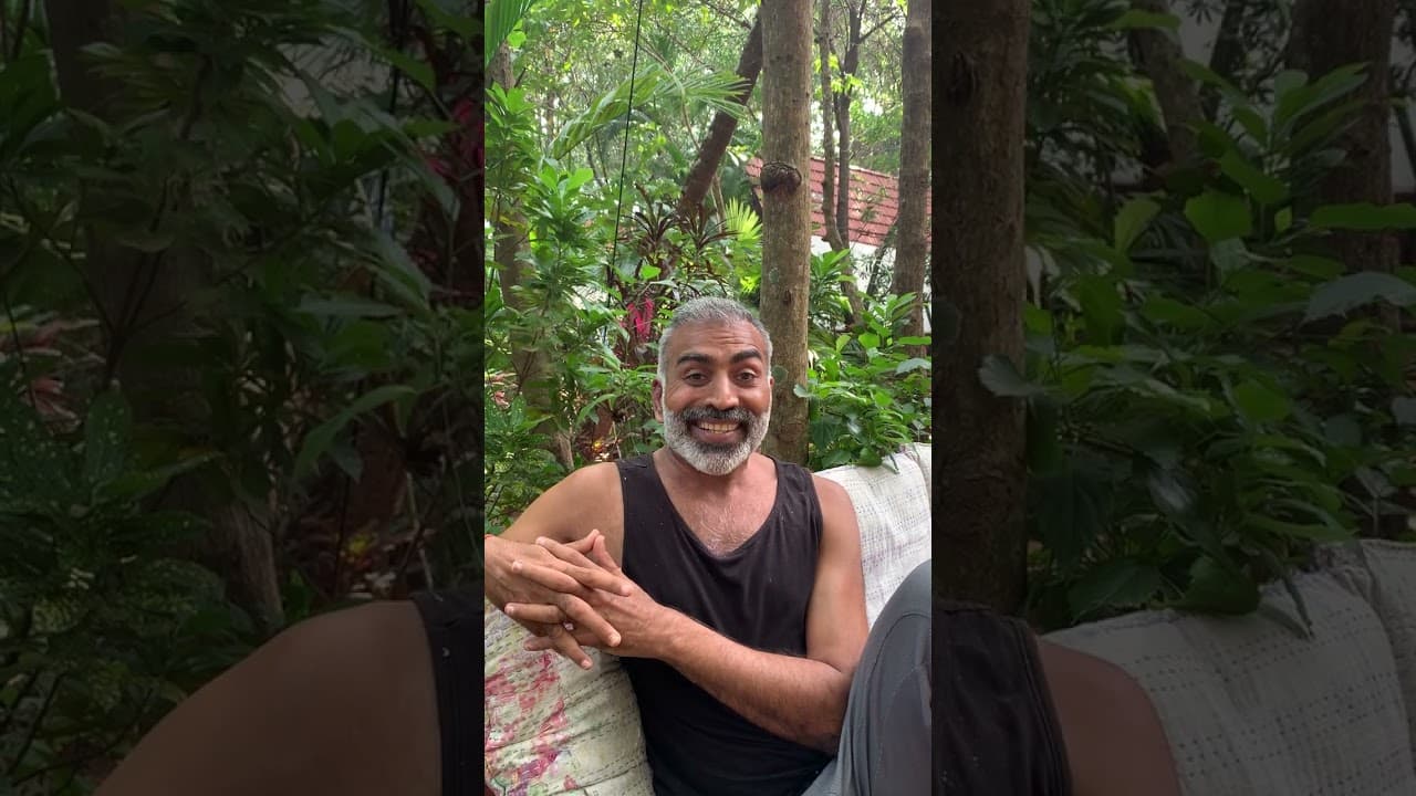 Still from “Introduction from our founder Anand, Earth Yoga Village”, Earth Yoga Village’s own video