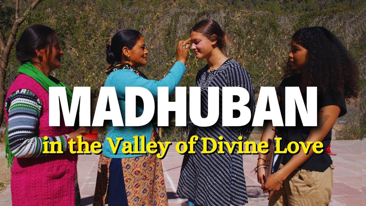 Still from “Madhuban - in the Valley of Divine Love”, Madhuban Sri Aurobindo Ashram Delhi Branch’s own video
