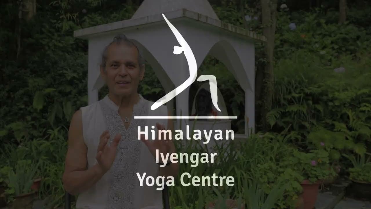 Still from “9-Day Immersion Yoga Course | Himalayan Iyengar Yoga Centre | Sharat Arora Yoga”, Himalayan Iyengar Yoga Centre’s own video