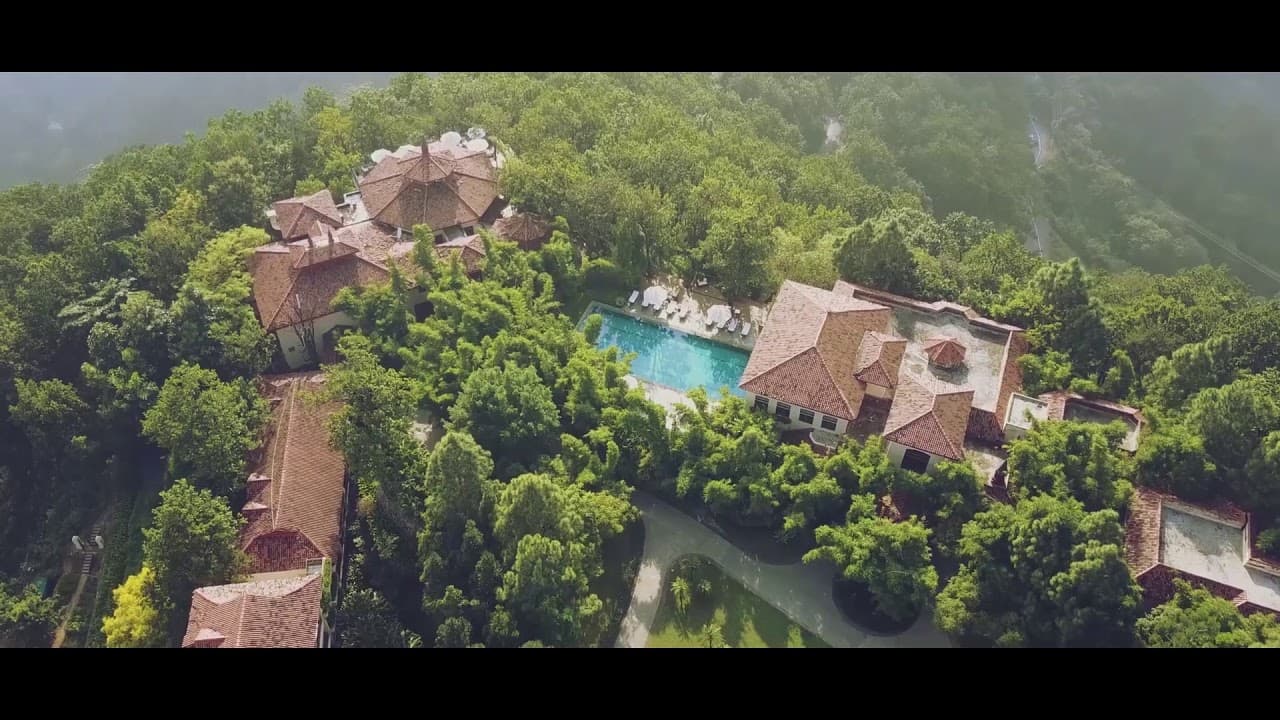 Still from “Ananda from above”, Ananda In The Himalayas’s own video