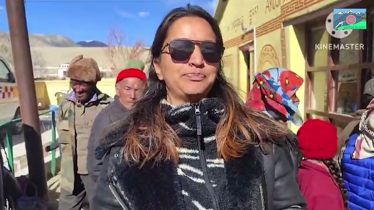 Still from “Mahabodhi International Meditation Centre Leh”, Mahabodhi International Meditation Centre Ladakh’s own video