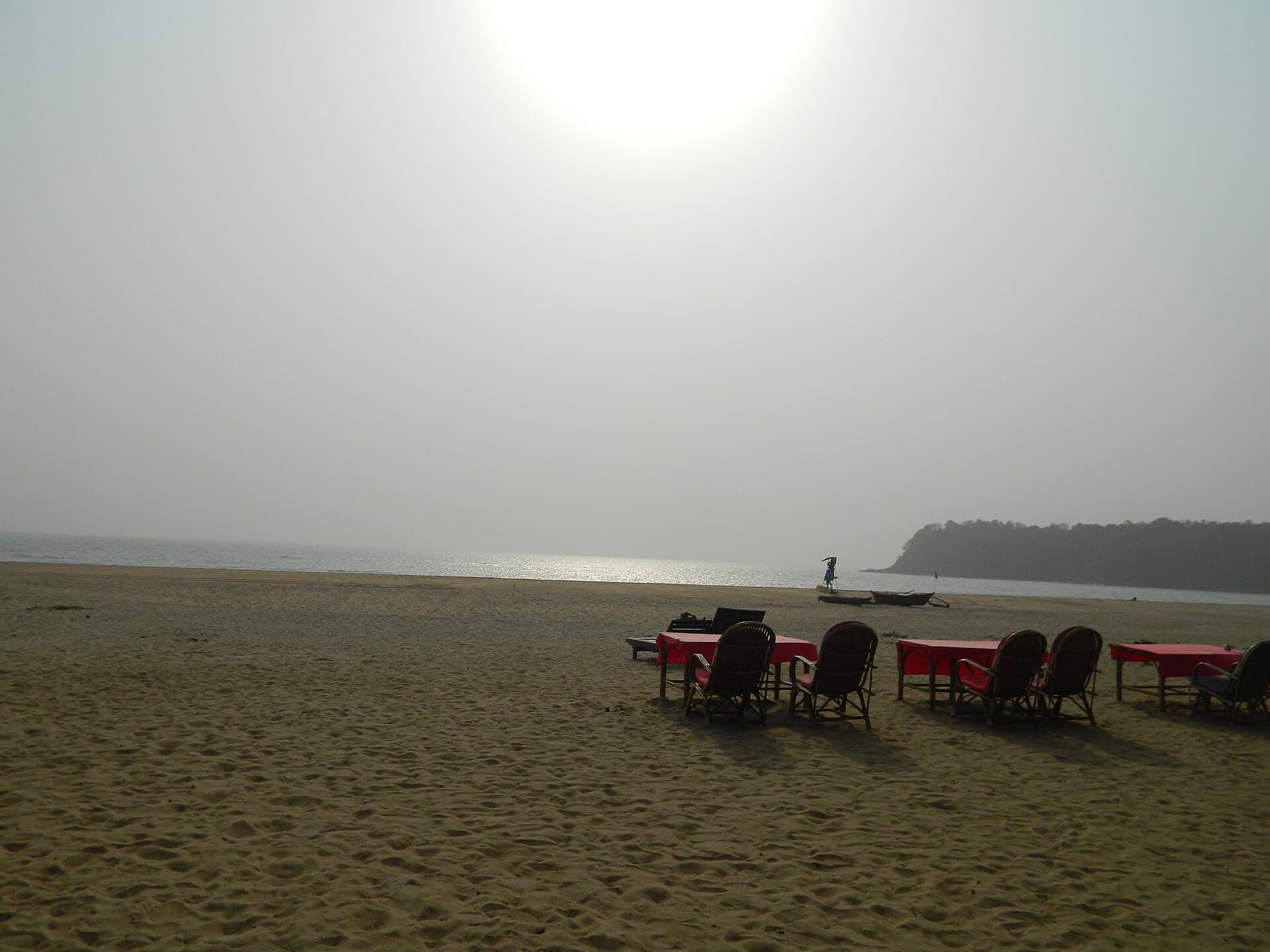 Agonda beach, near the yoga school