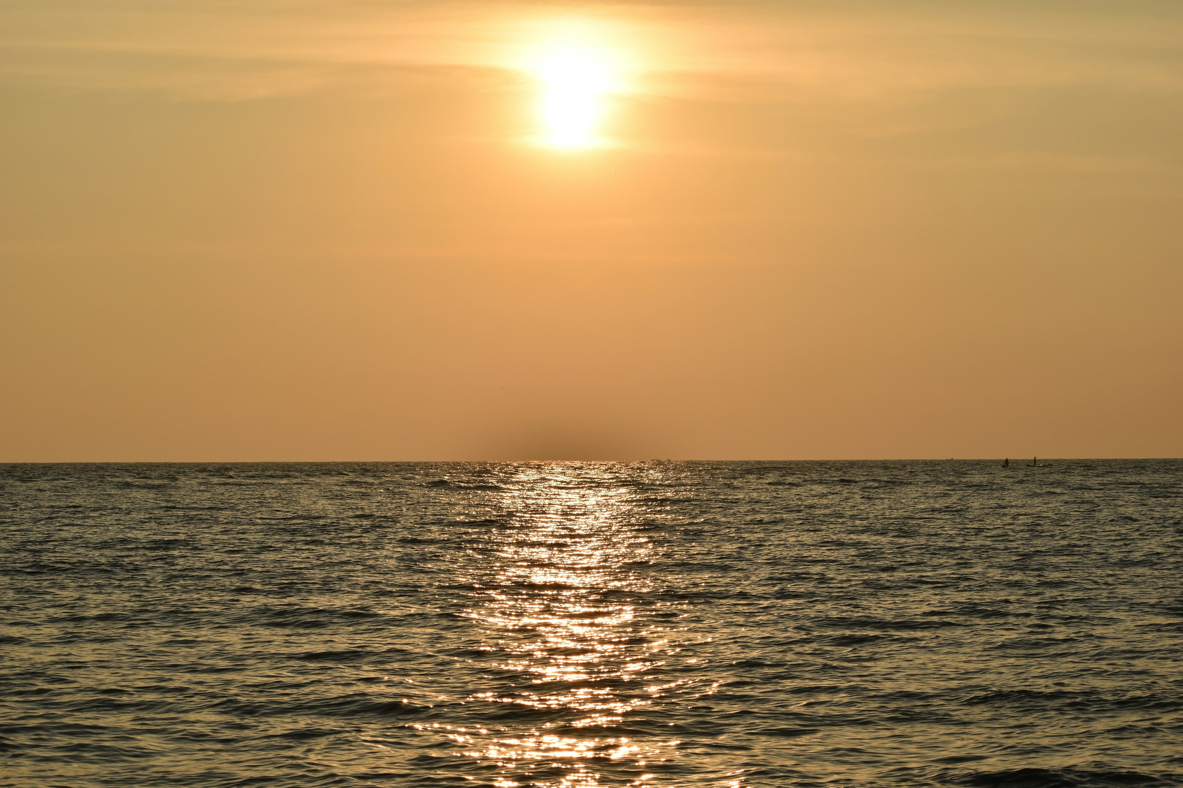 Sun setting over the Arabian Sea