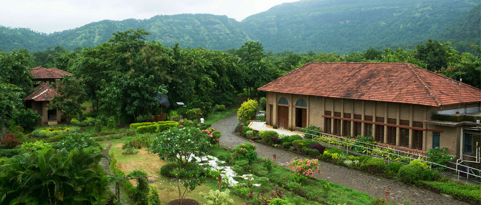 A view across Govardhan Ecovillage